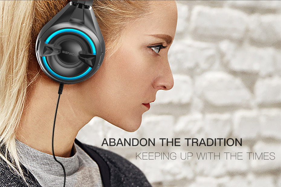 Senicc A6 Headset Usb High Quality Sound Video Game Headset Advance Noise Canceling Technology