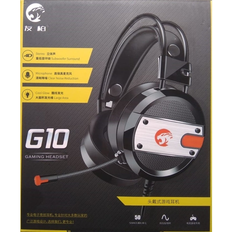 G10 Gaming Headset | Best Quality Gaming Headphones | Gaming Headphone | Gaming Headset ( Random Color )