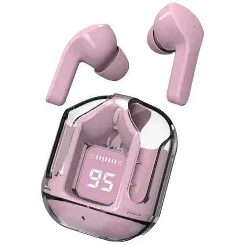 Air31 Earbuds Wireless Crystal Transparent Body | Air 31 Bluetooth Earbud With Pouch (random Color)