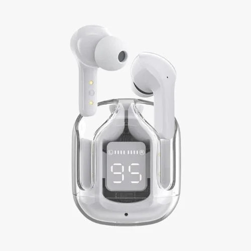 Air31 Earbuds Wireless Crystal Transparent Body | Air 31 Bluetooth Earbud With Pouch (random Color)